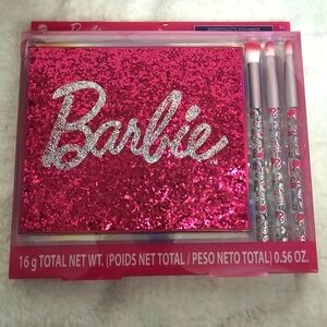 Barbie 8 Well Eyeshadow Palette Shimmery Colors With Brushes And Mirror Fashion